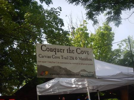 Conquer the Cove 25K Trail Race Carvin's Cove 25K